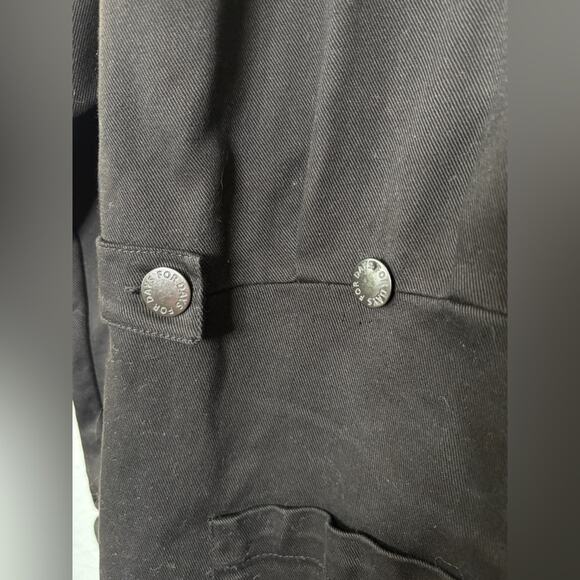 For Days Black Long Sleeve Utility Boiler Workwear Jumpsuit XXL - Picture 4 of 4